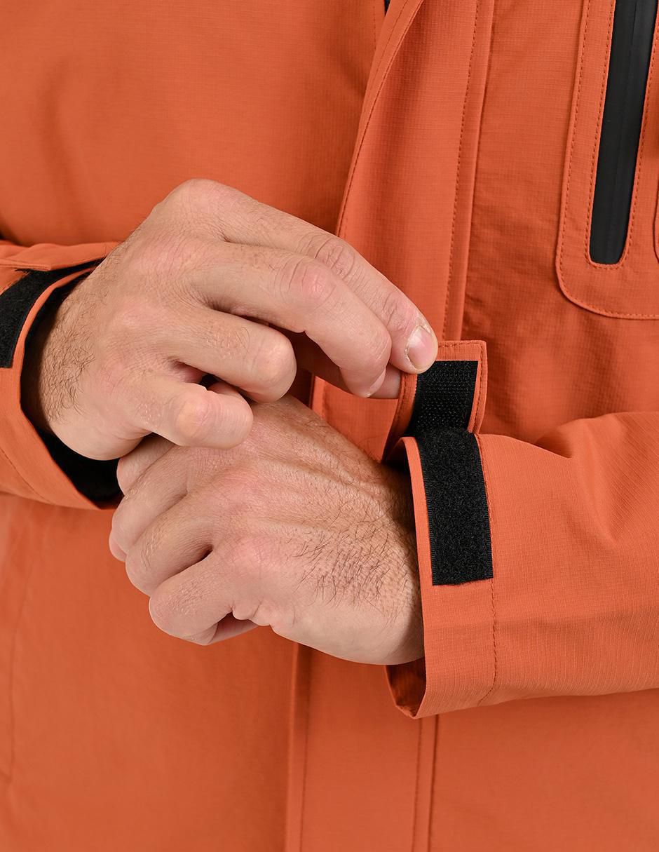 Chamarra casual impermeable con bolsillos para hombre 6