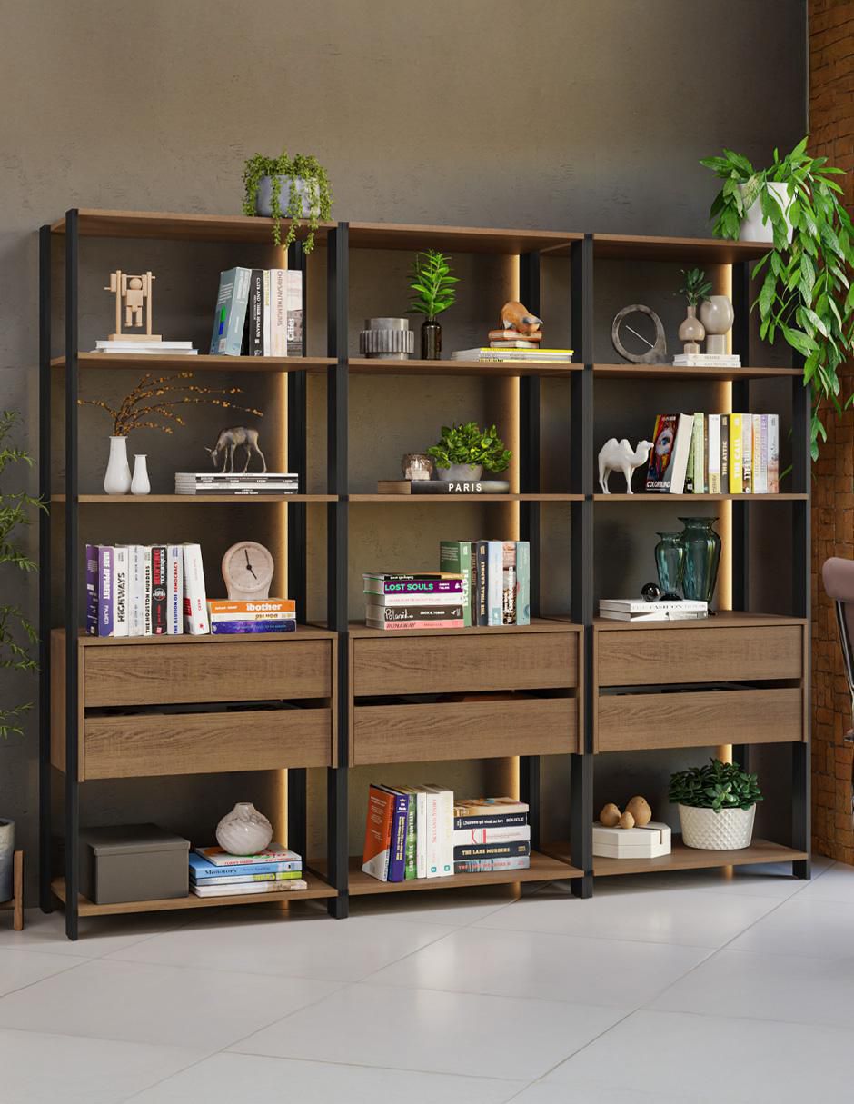 Librero armable Office 6