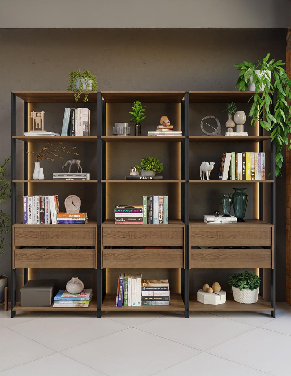 Librero armable Office 9