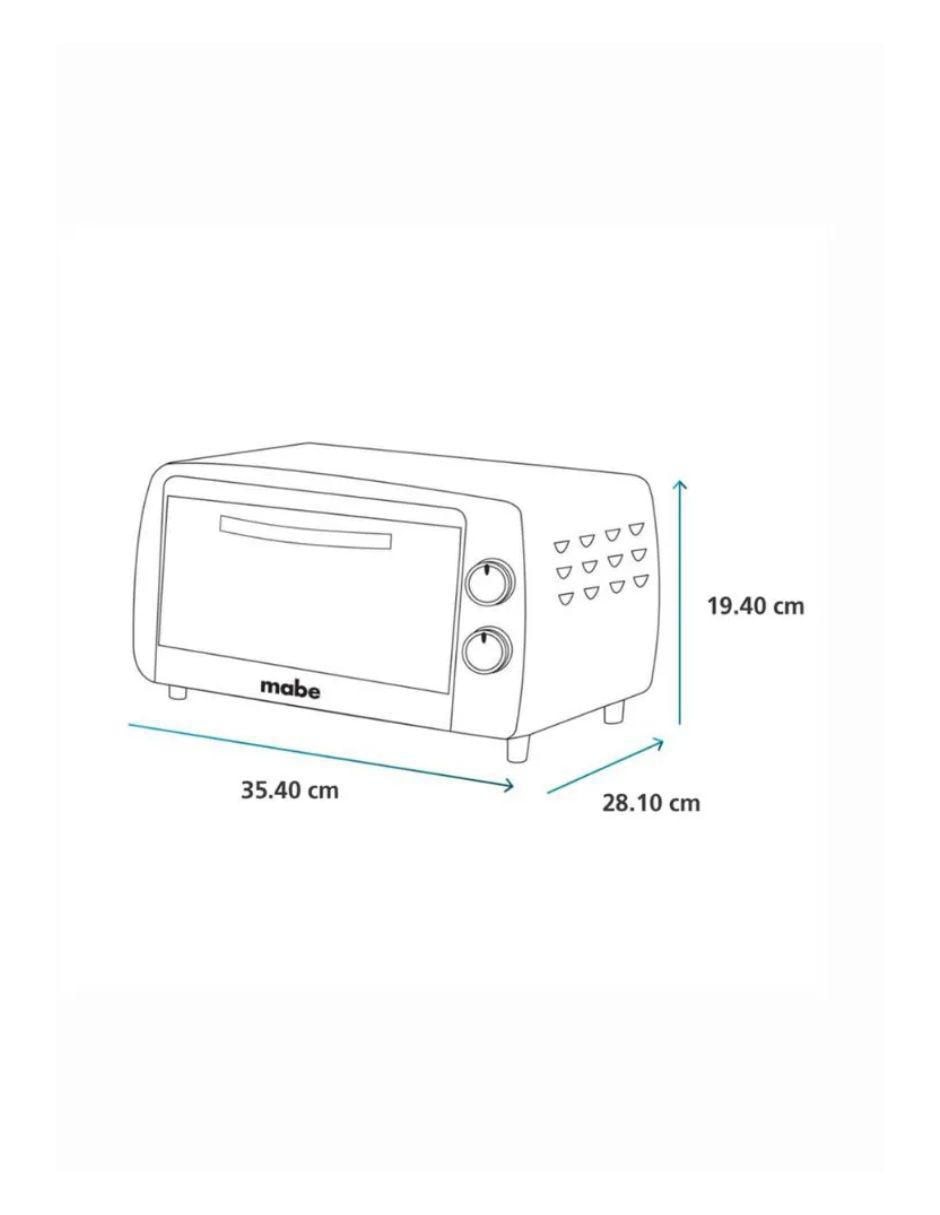 TOSTADOR HTM10LN MABE, NEGRO