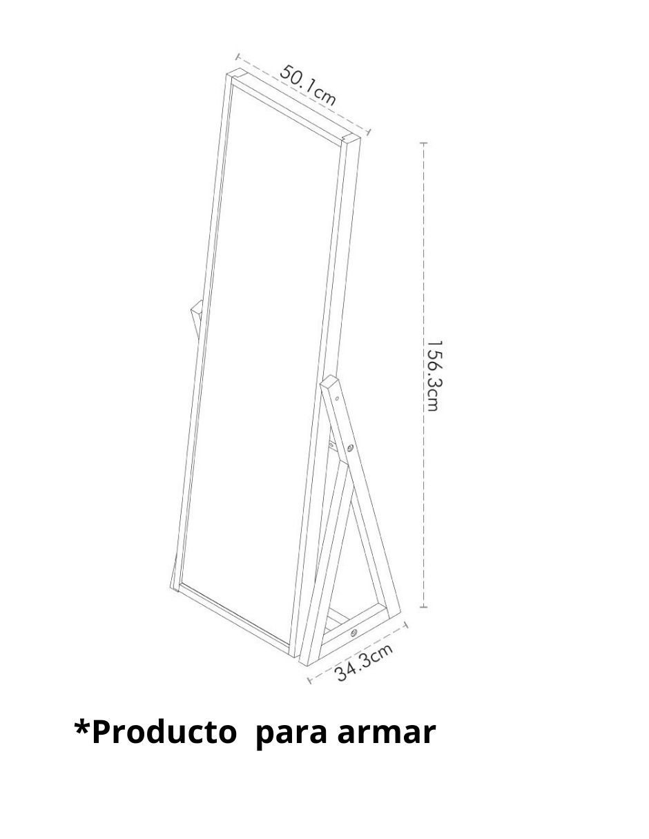 Espejo rectangular Nuk