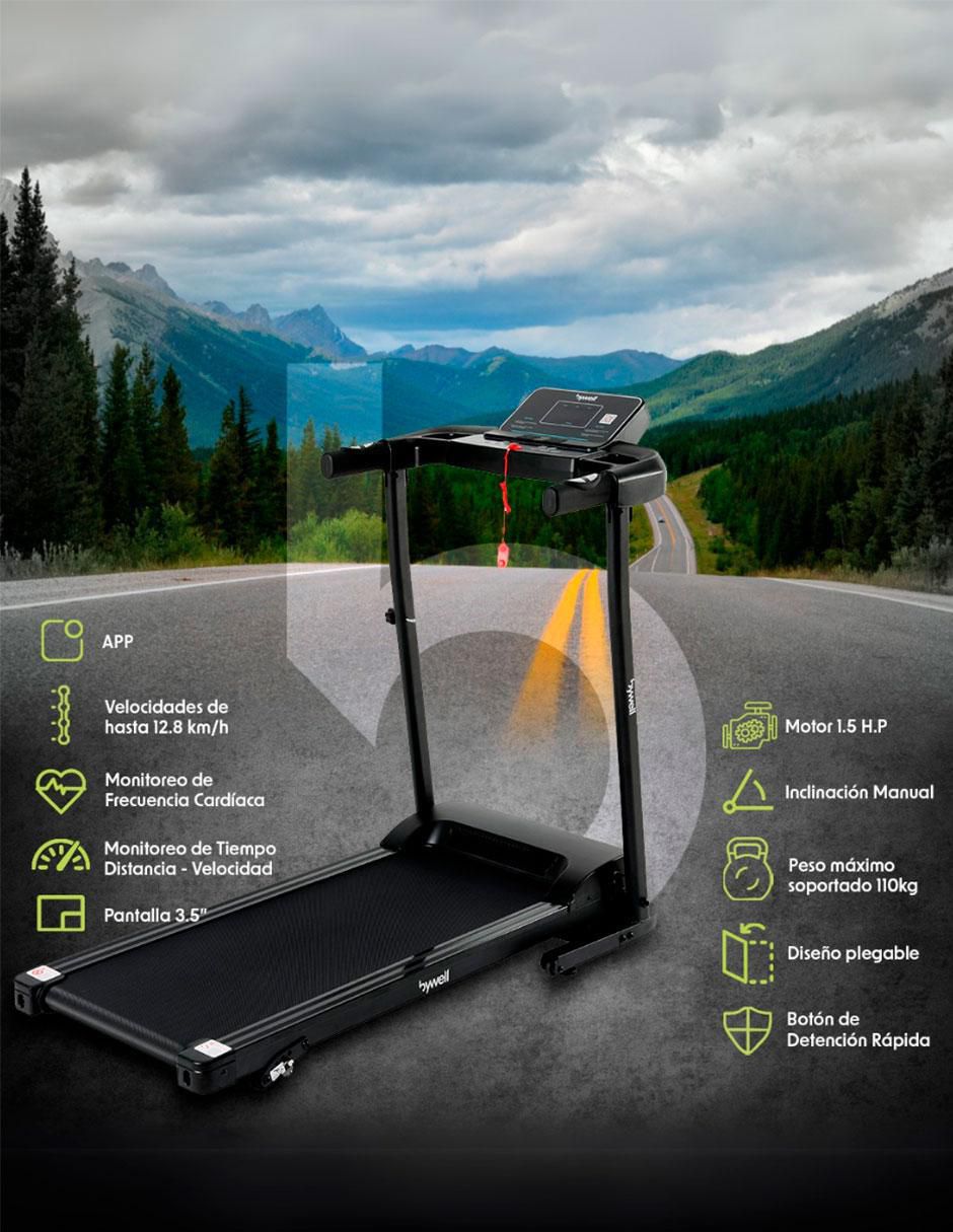 Caminadora semiprofesional Bywell Ca010 plegable