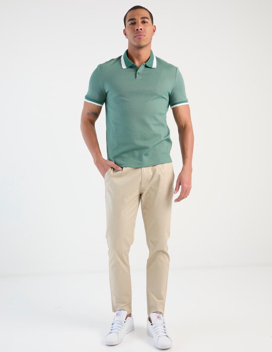 Pantalón de vestir chino recto de algodón para hombre 6