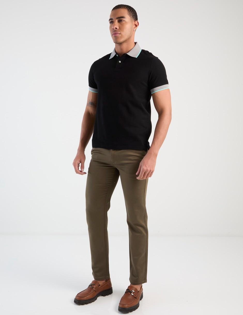 Pantalón de vestir chino slim de algodón para hombre 3