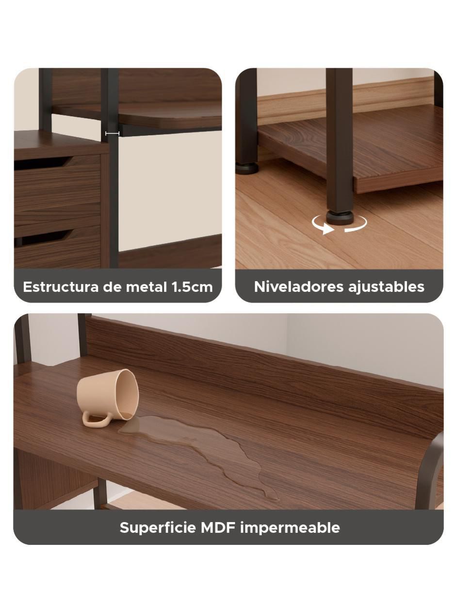 Escritorio armable Contemporáneo X-Pross de MDF