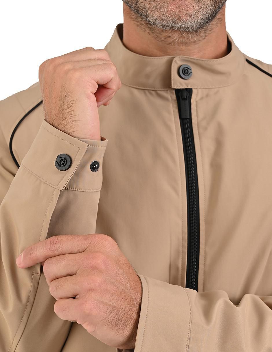 Chamarra casual Perry Ellis Portfolio con bolsillos para hombre