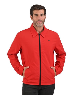 Chamarra casual con bolsillos para hombre