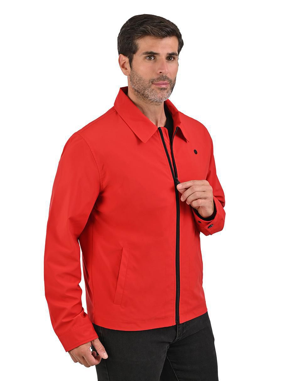 Chamarra casual con bolsillos para hombre