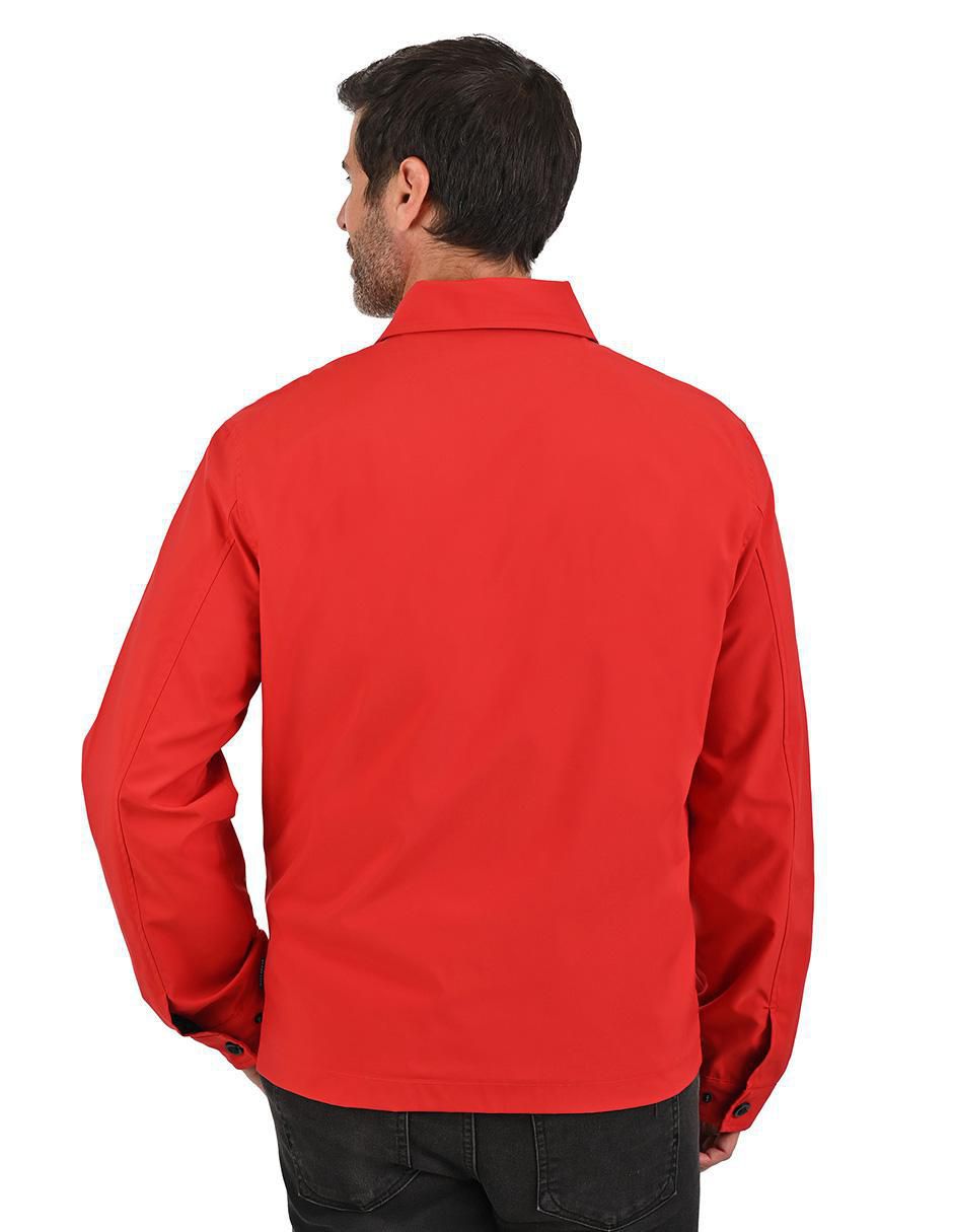 Chamarra casual con bolsillos para hombre