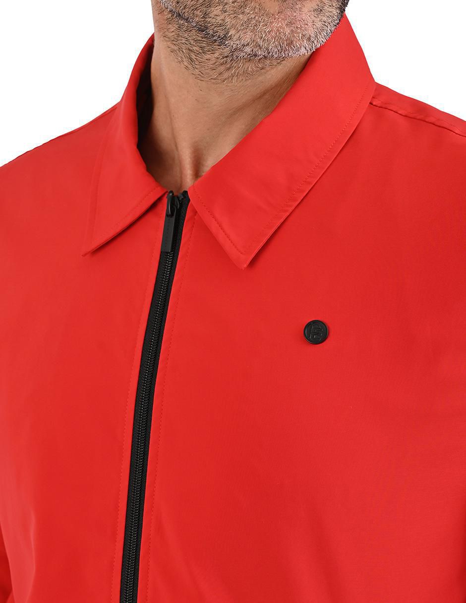 Chamarra casual con bolsillos para hombre