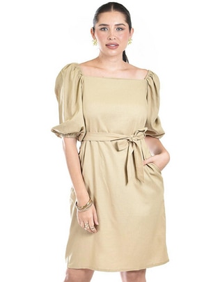 Vestido a la rodilla casual para mujer