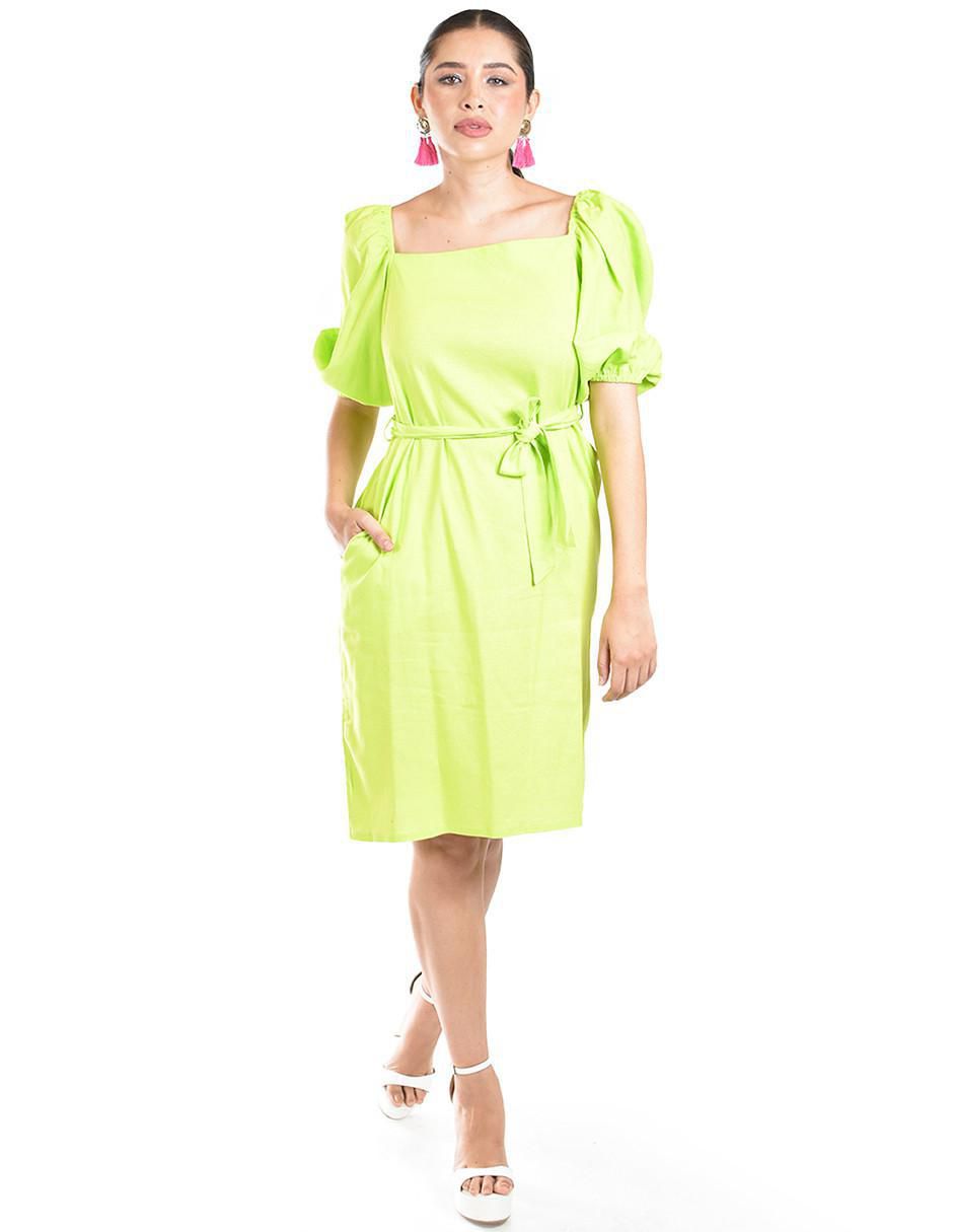 Vestido a la rodilla casual para mujer