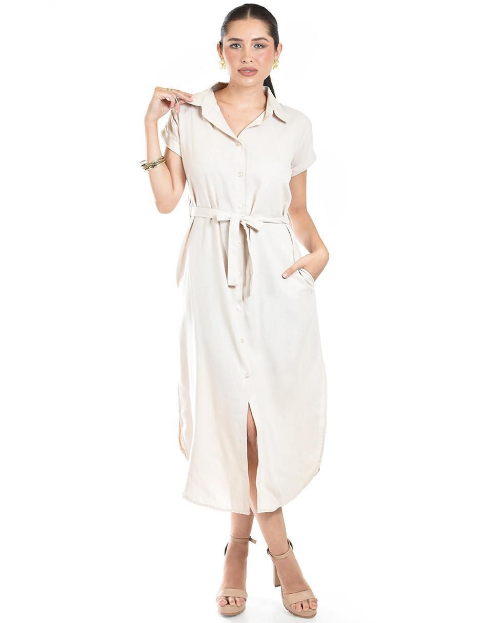 Vestido midi casual para mujer