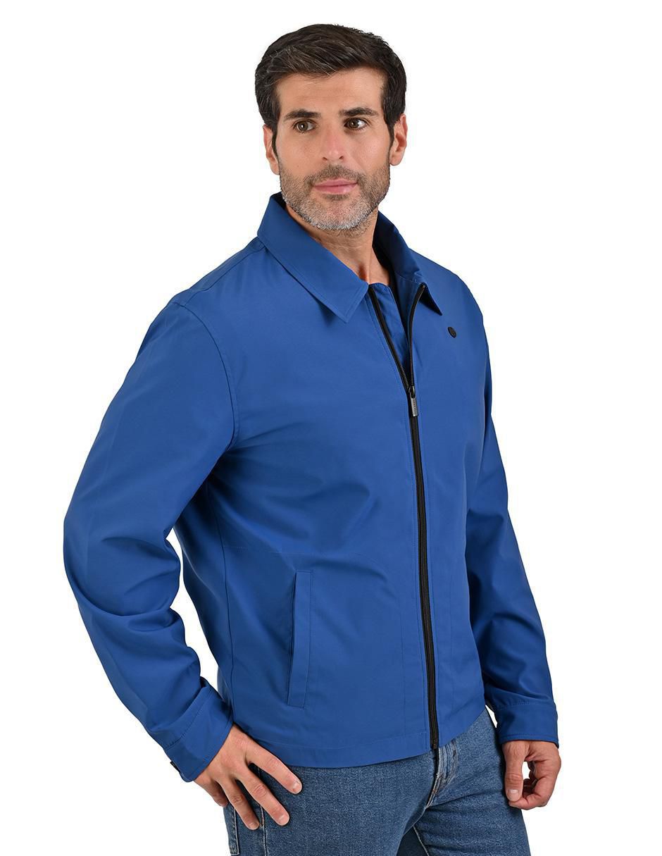 Chamarra casual Perry Ellis Portfolio con bolsillos para hombre