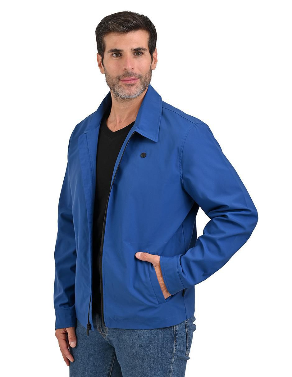 Chamarra casual Perry Ellis Portfolio con bolsillos para hombre