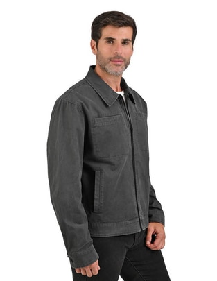 Chamarra denim de mezclilla con bolsillos para hombre Chamarra denim de mezclilla con bolsillos para hombre