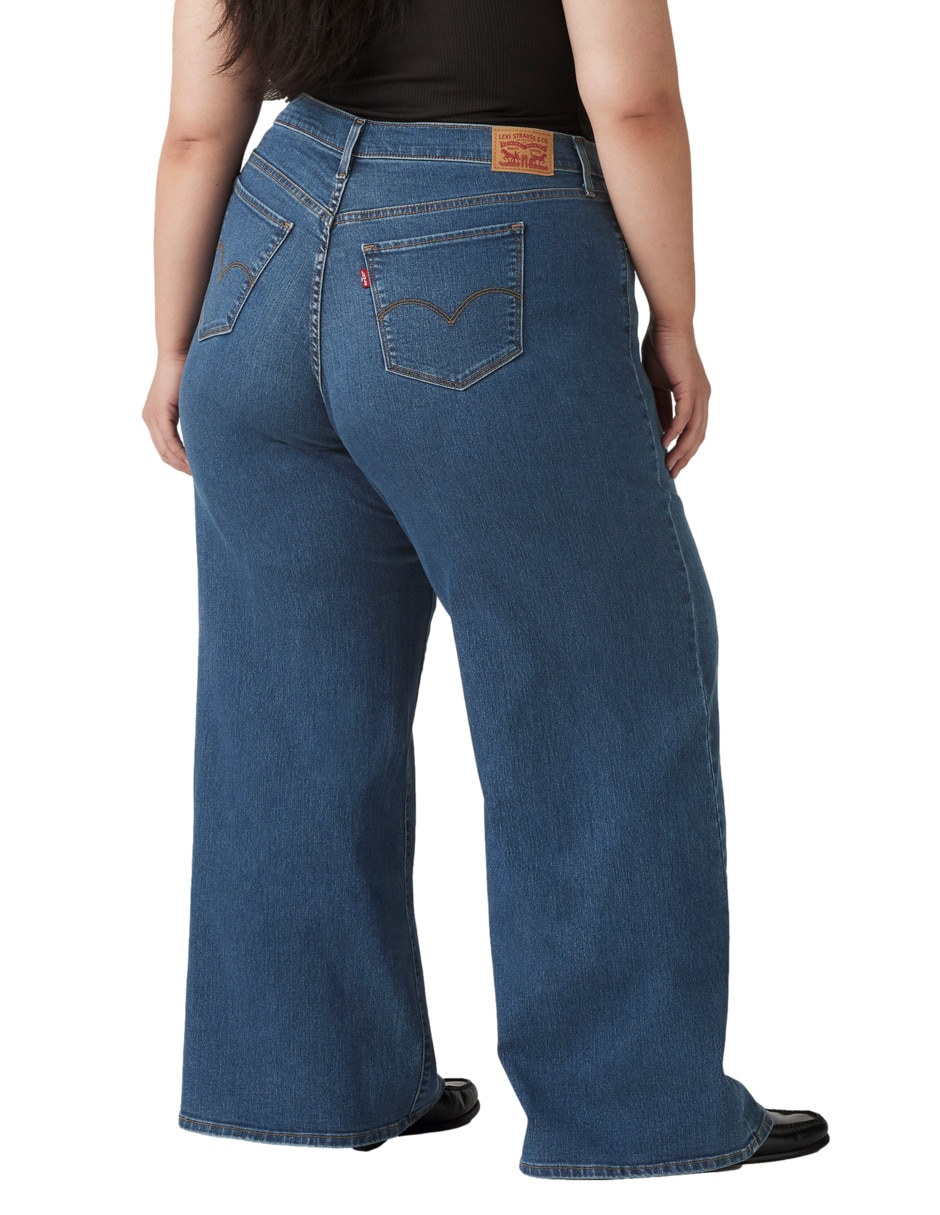 Jeans wide leg 318 para mujer