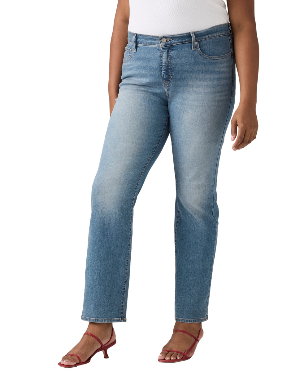 Jeans straight 314 pl shaping para mujer 4