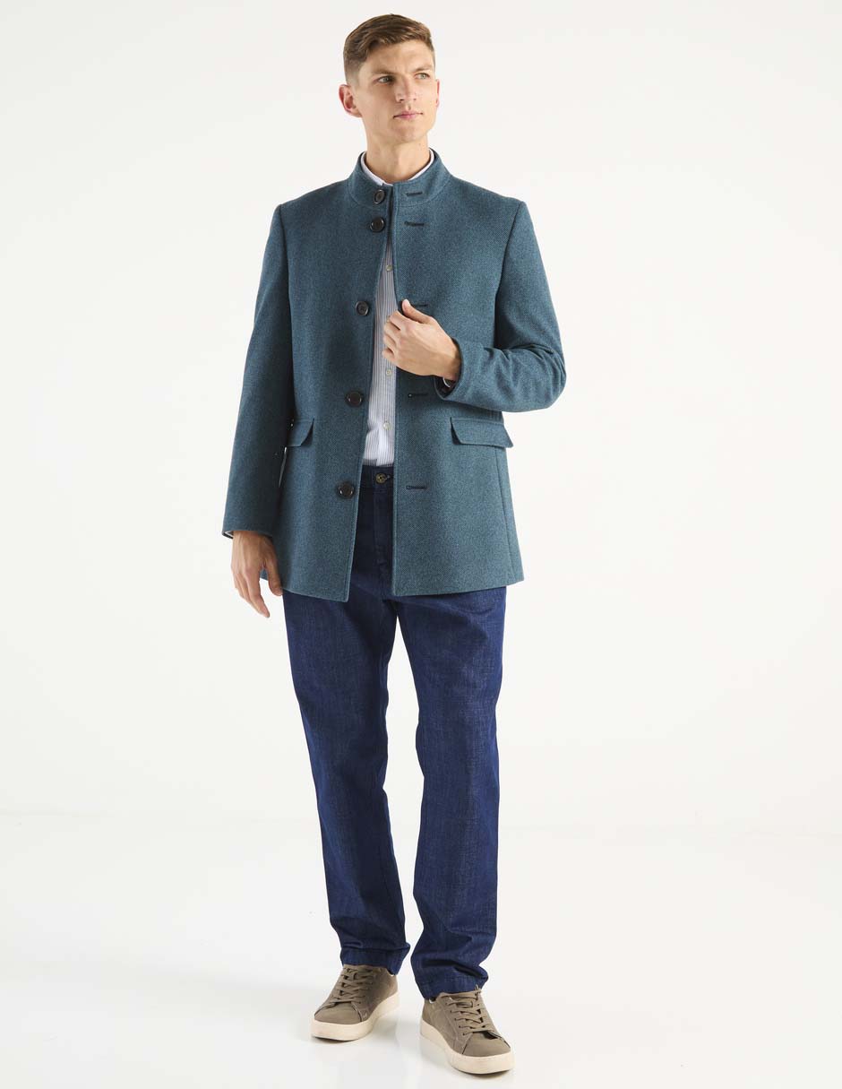 Camisa business casual de algodón manga larga para hombre 3