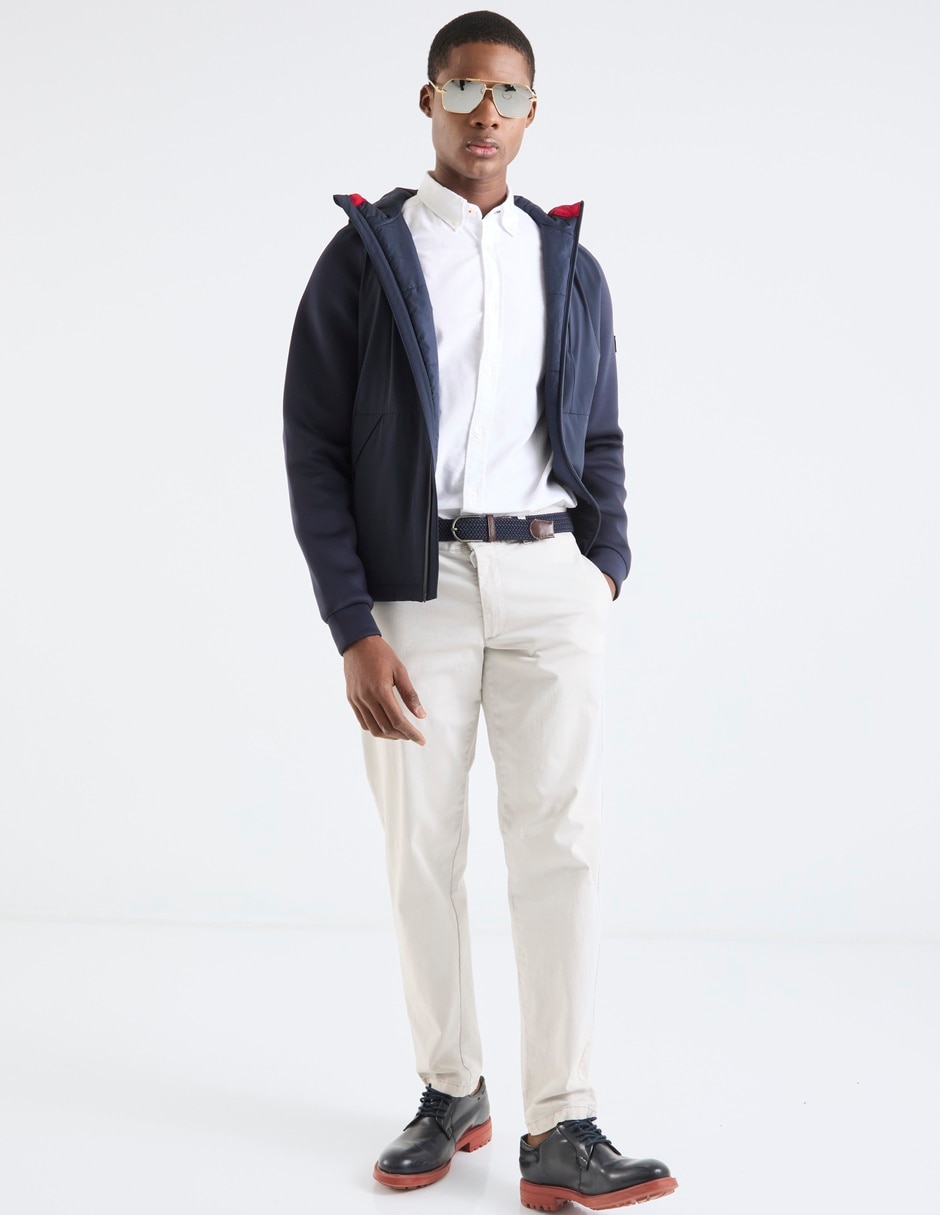 Camisa business casual de algodón manga larga para hombre 3