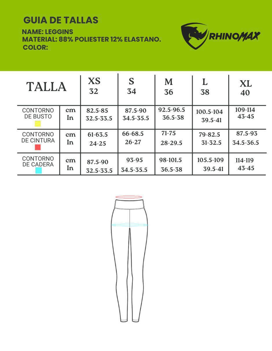 Legging cintura alta con elástico para mujer
