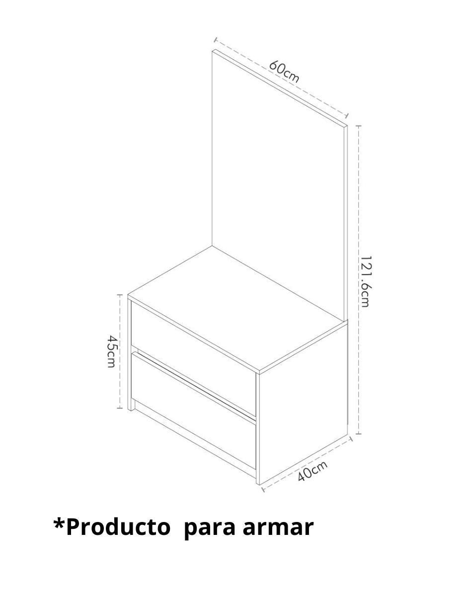 Buró Sabinas de MDF 7