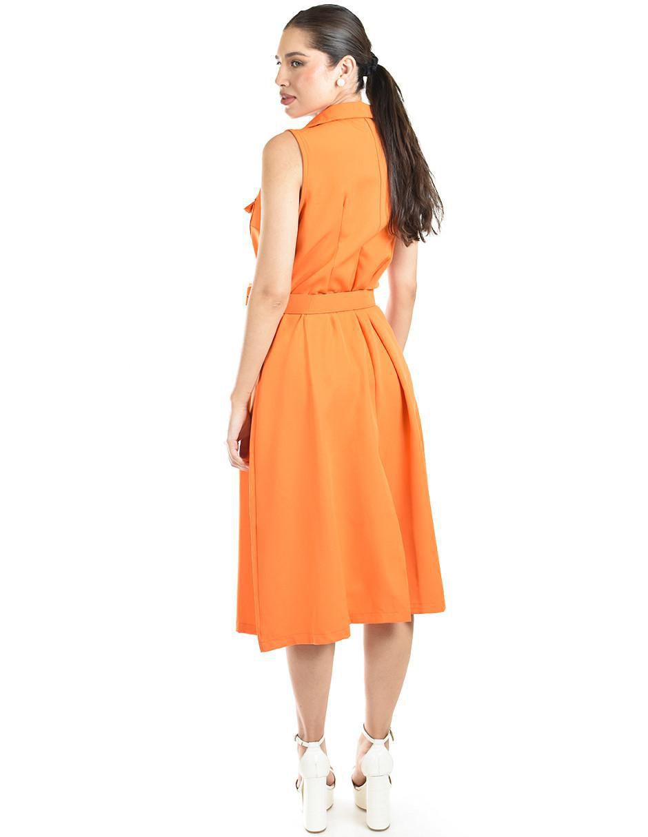 Vestido midi casual para mujer 4