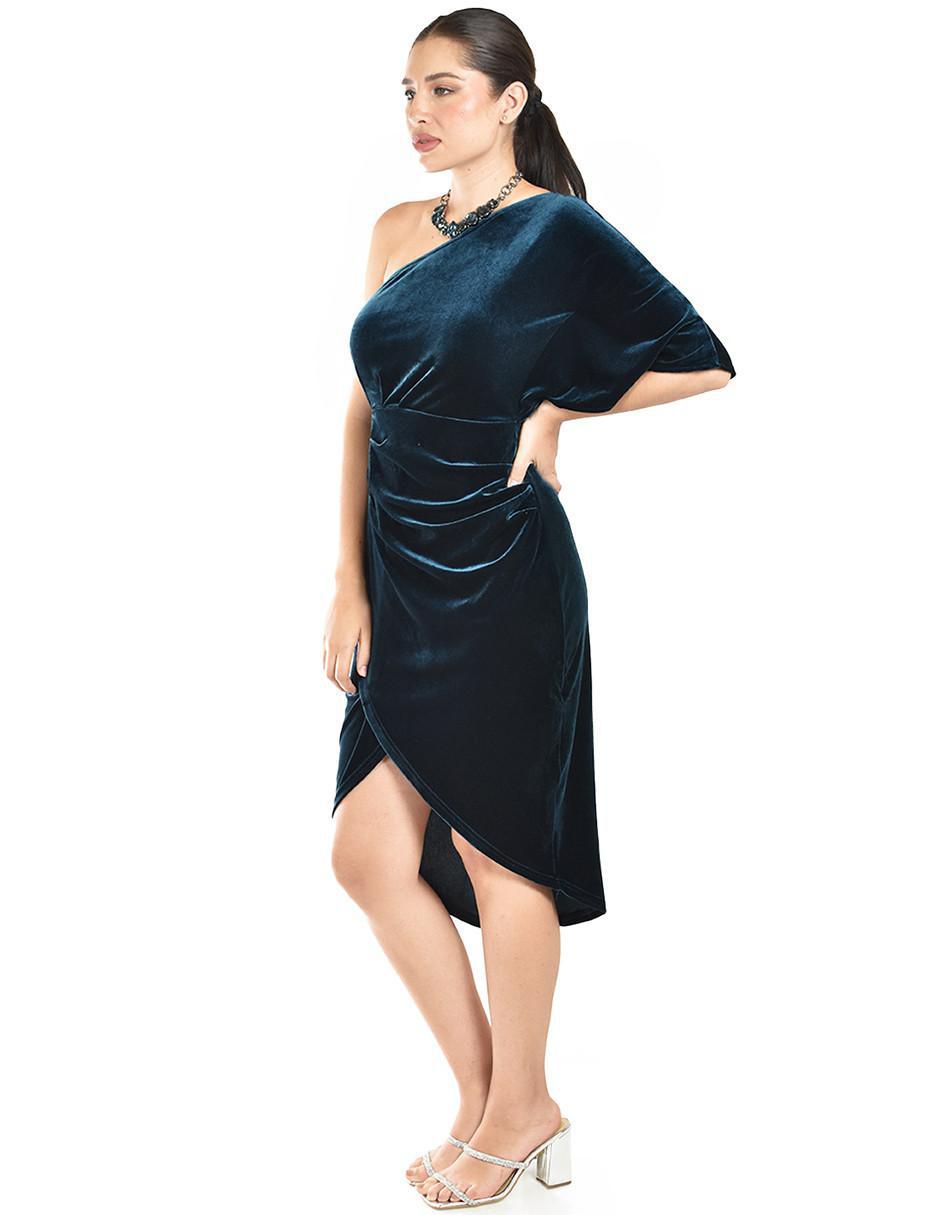 Vestido a la rodilla de fiesta escote Medio 2