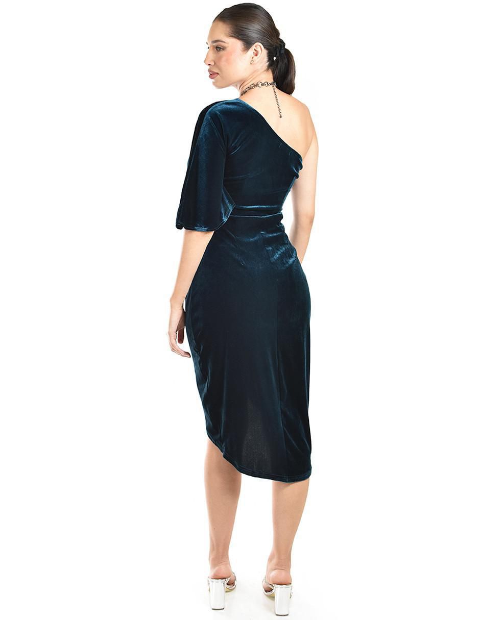 Vestido a la rodilla de fiesta escote Medio