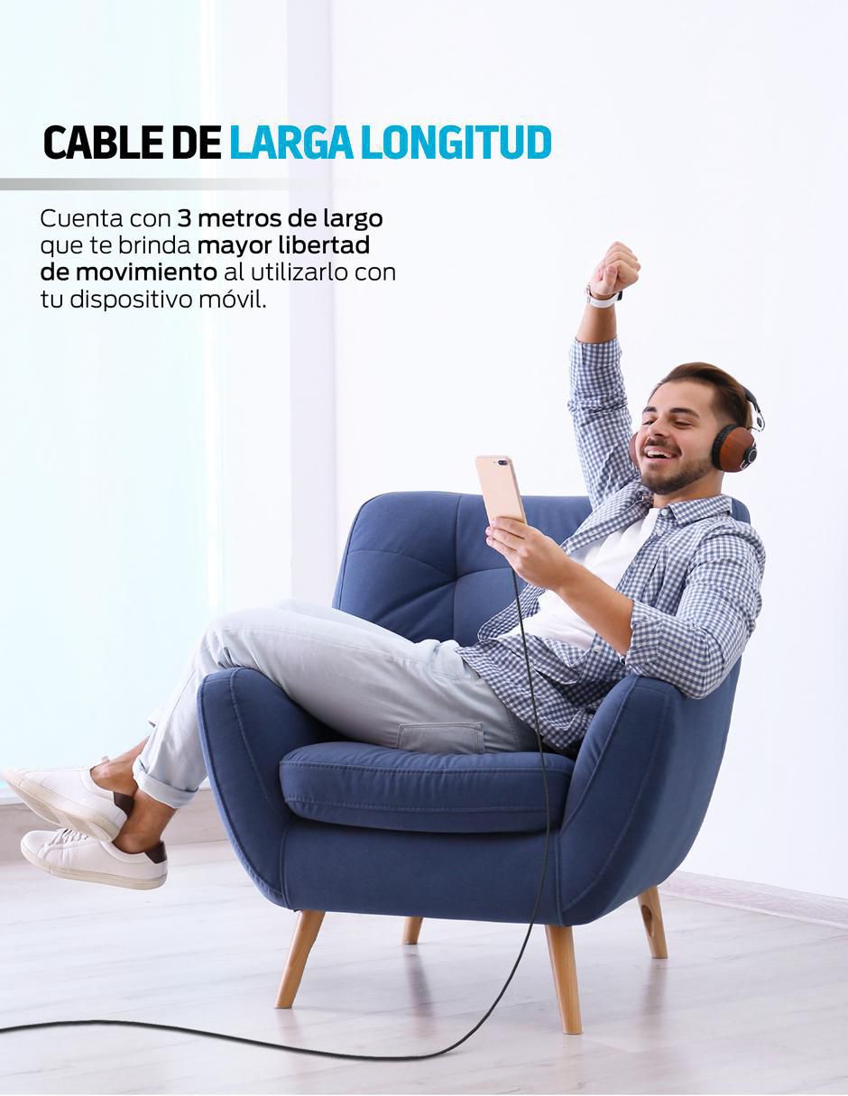 Cable USB C Redlemon a tipo USB C de 3 m