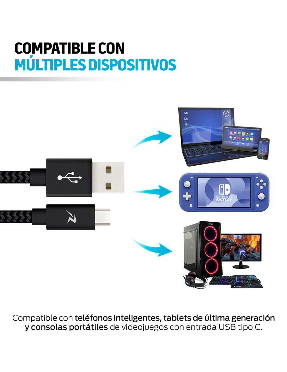 Cable USB C Redlemon a tipo USB C de 3 m