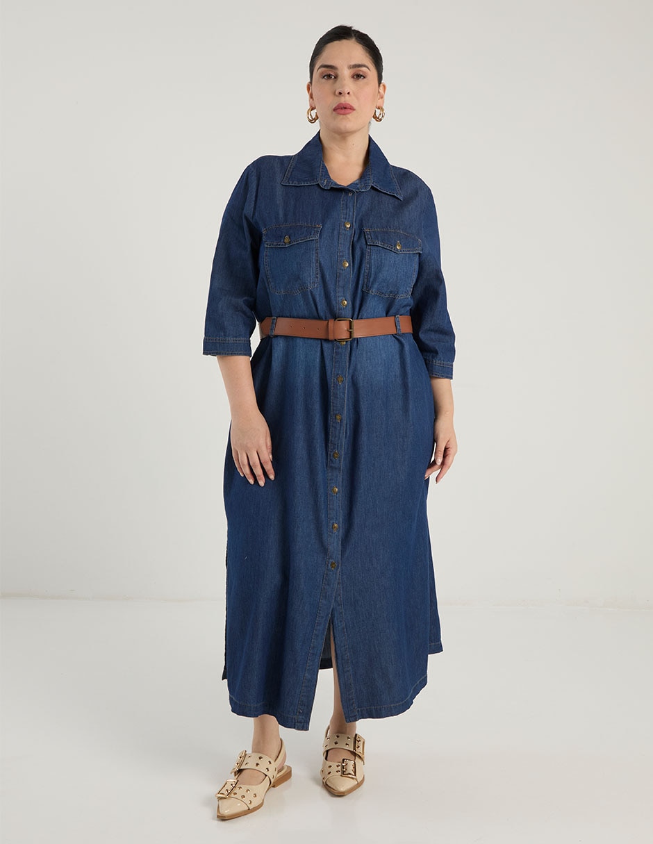 Vestido largo casual para mujer 1