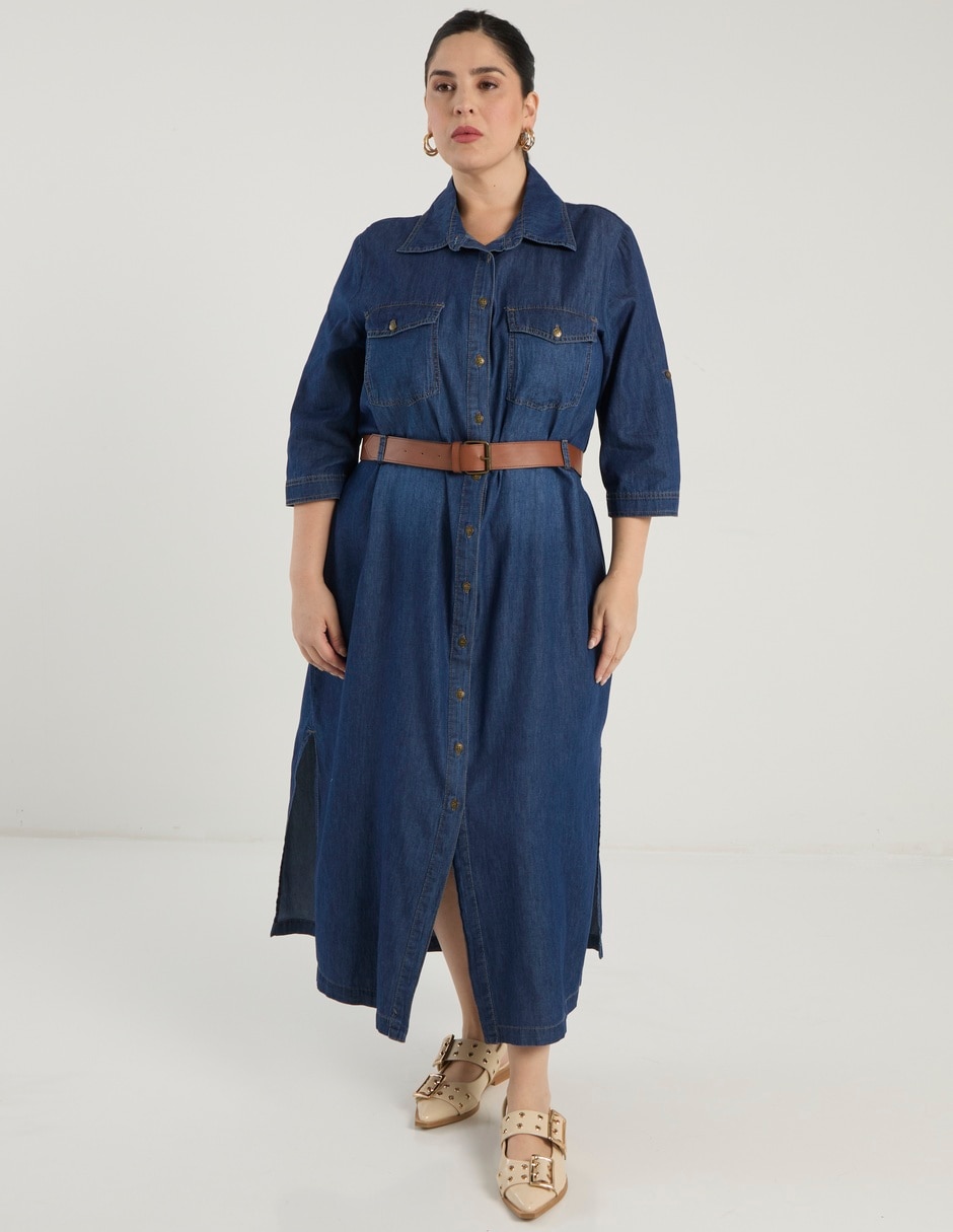 Vestido largo casual para mujer 7