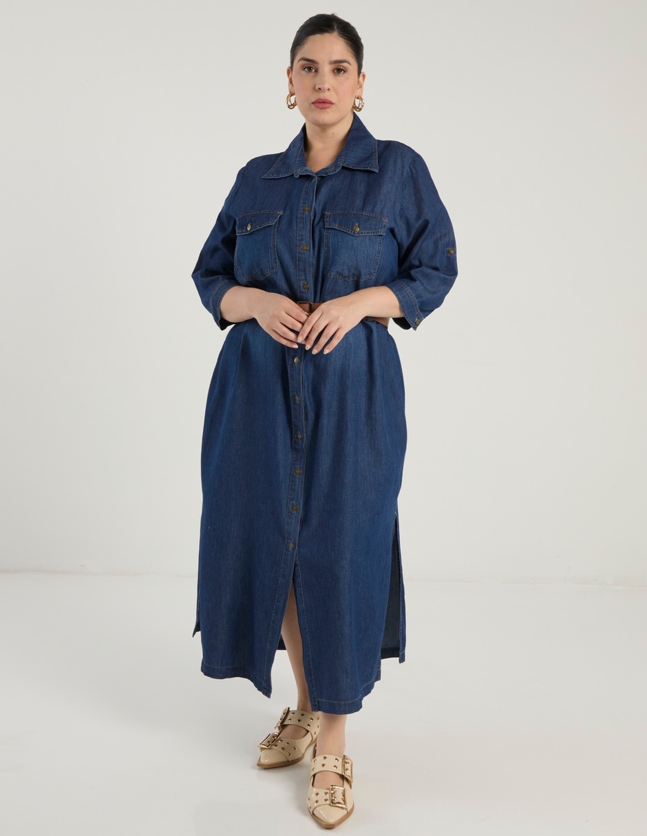Vestido largo casual para mujer 8