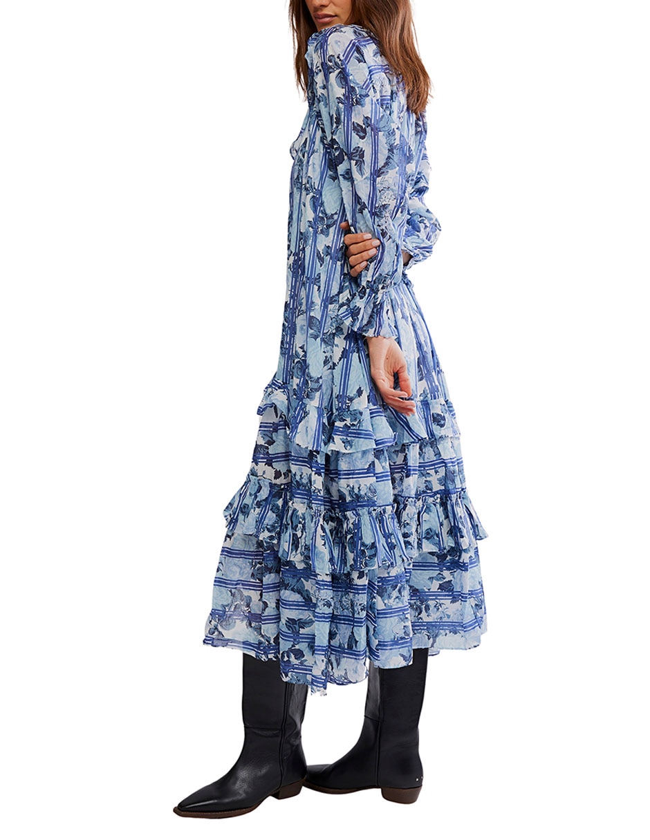 Vestido midi casual para mujer