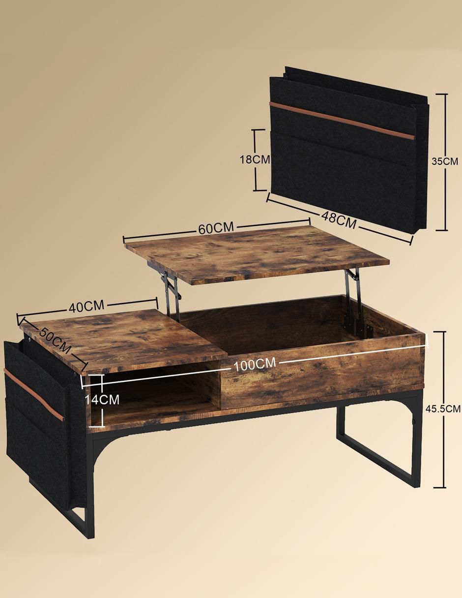 Mesa de centro extensible armable 8