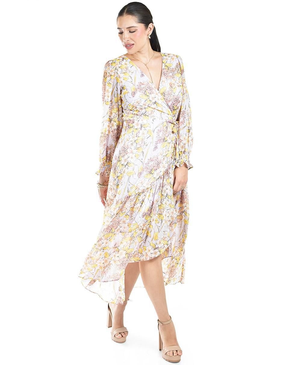 Vestido midi formal para mujer