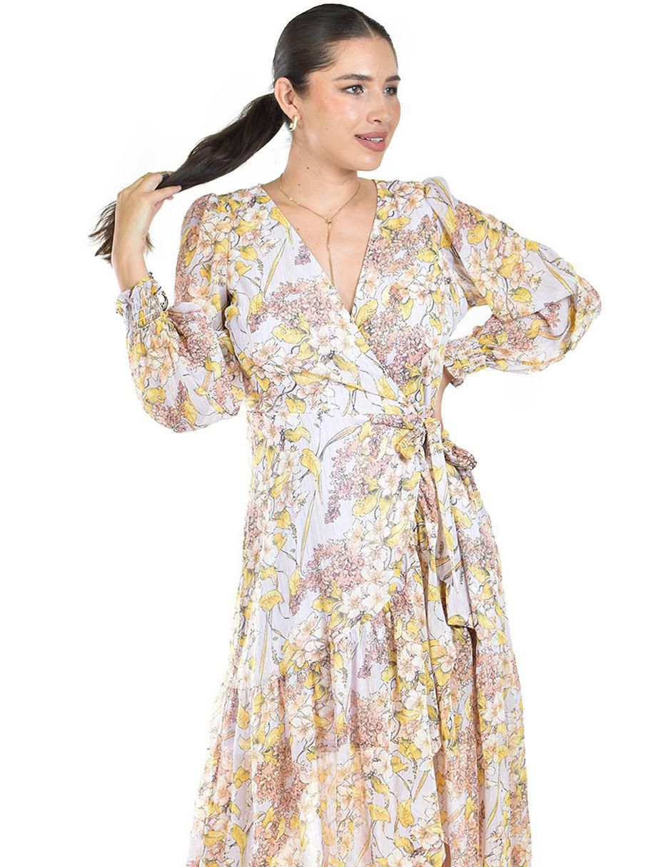 Vestido midi formal para mujer