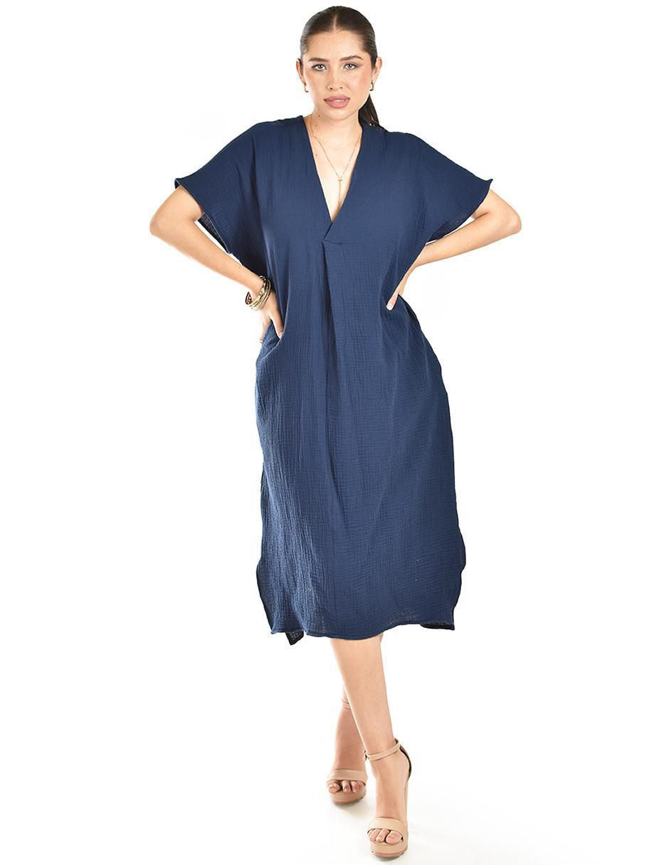 Vestido midi casual para mujer