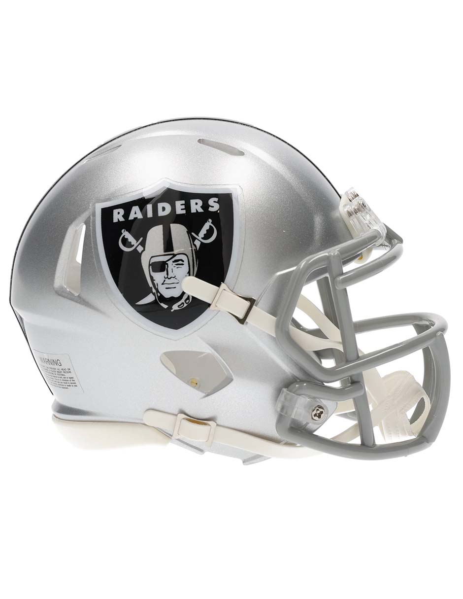 Mini casco de Las Vegas Raiders