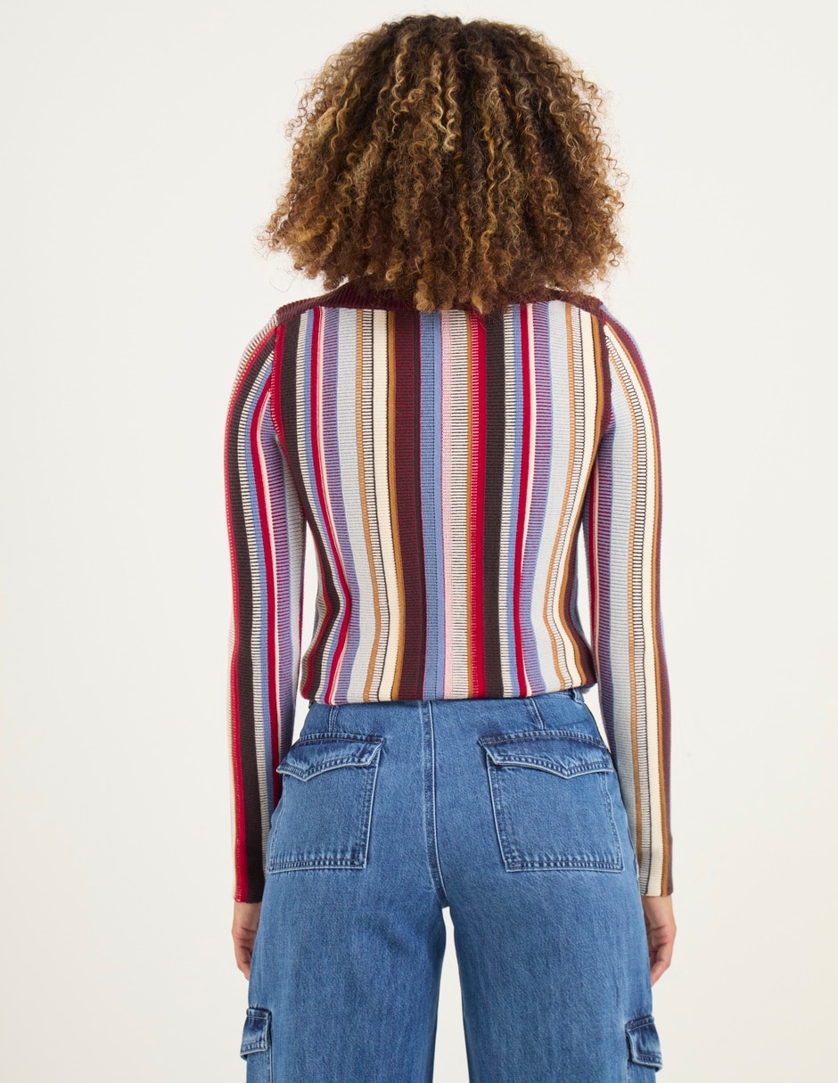 Suéter cuello redondo para mujer