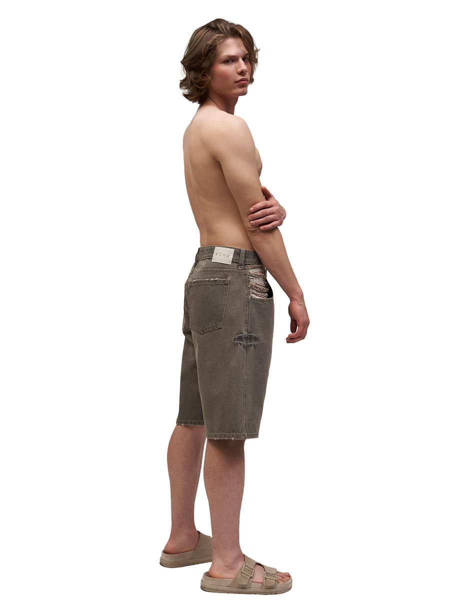 Bermuda de mezclilla para hombre 4