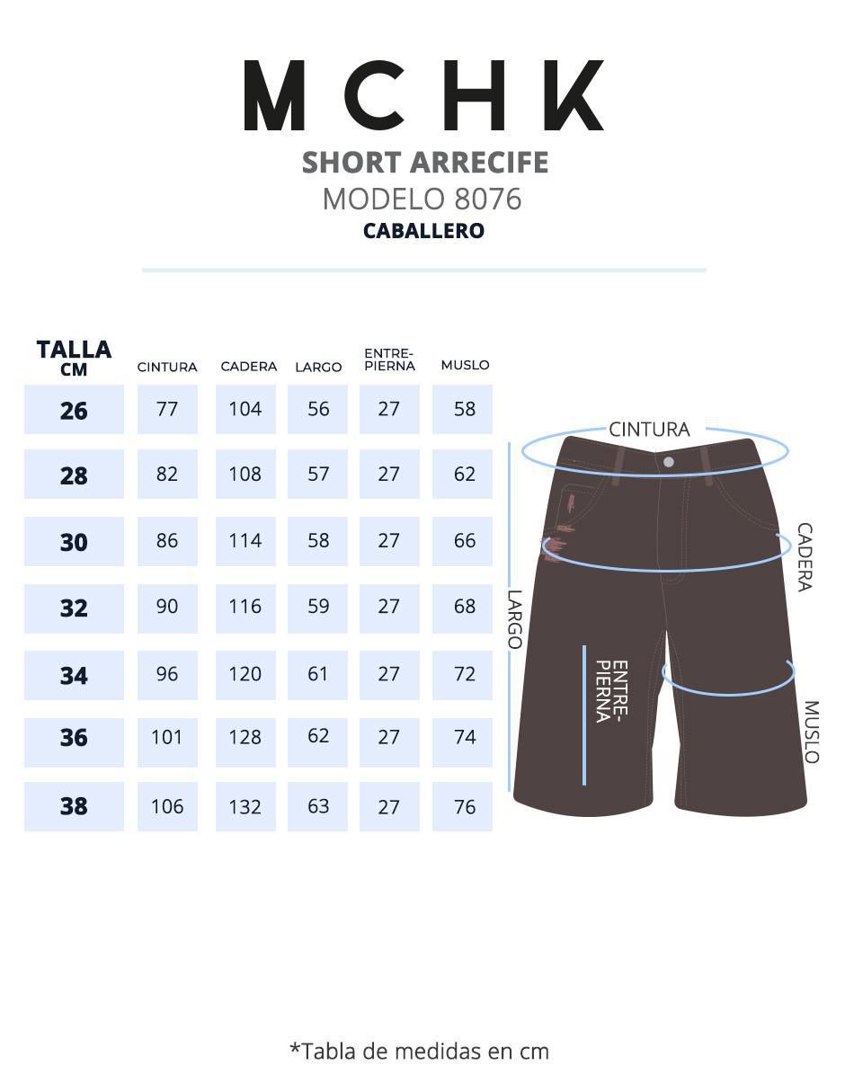 Bermuda de mezclilla para hombre 6