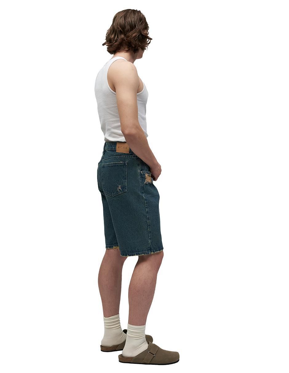 Bermuda de mezclilla para hombre 4