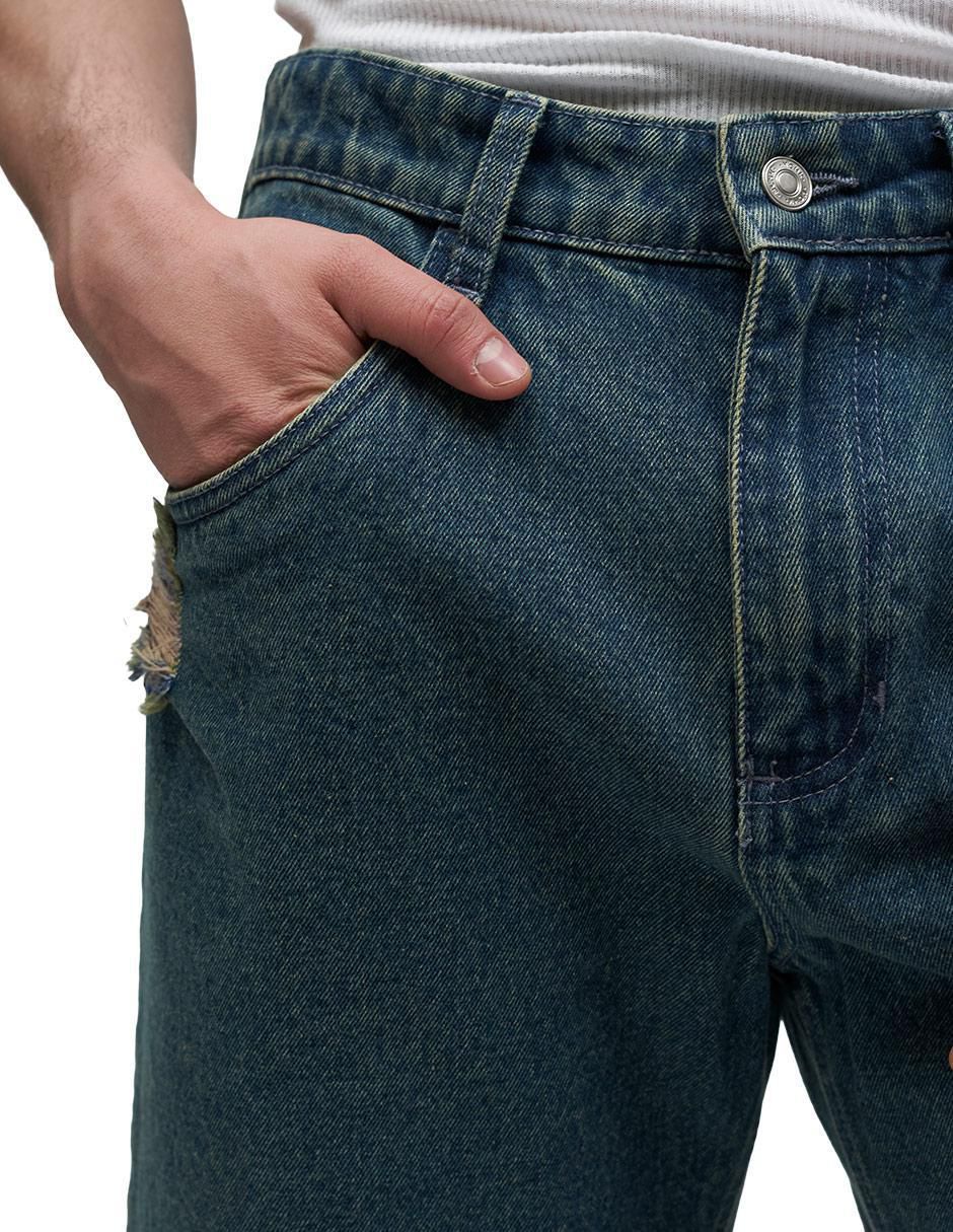 Bermuda de mezclilla para hombre 3