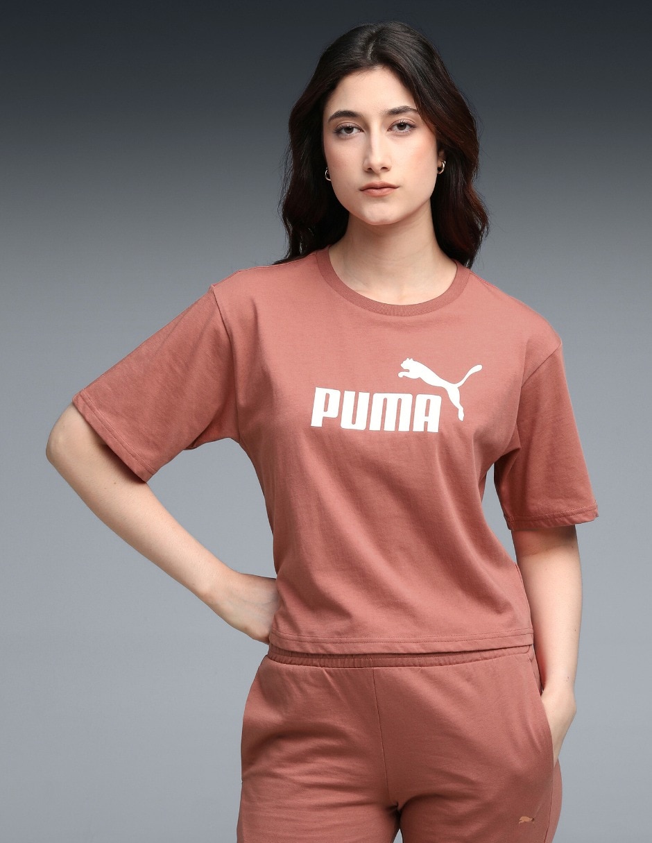 Playera manga corta cuello redondo mujer