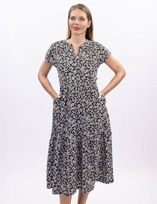 Vestido midi casual para mujer