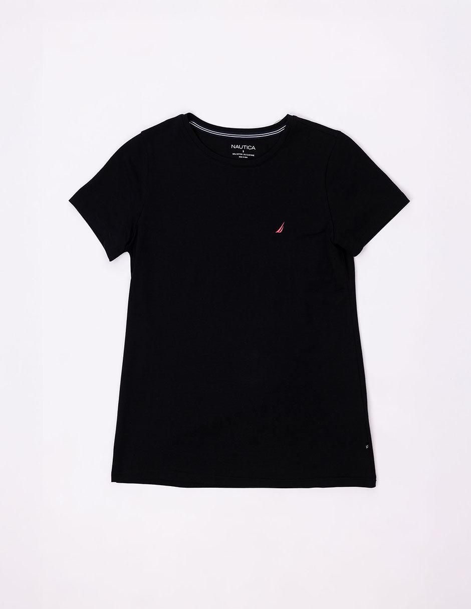 Playera manga corta Nautica cuello redondo para mujer