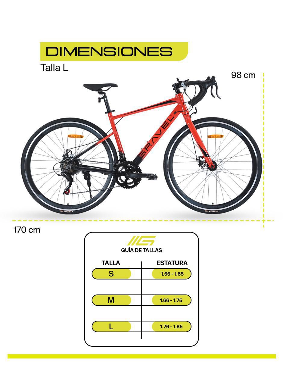 Bicicleta de ruta rodada Asphalt 54¨ unisex 11