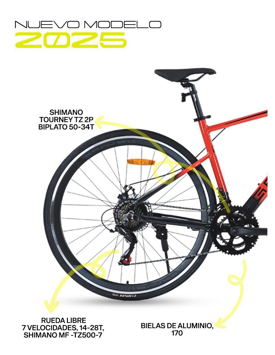 Bicicleta de ruta rodada Asphalt 54¨ unisex 3